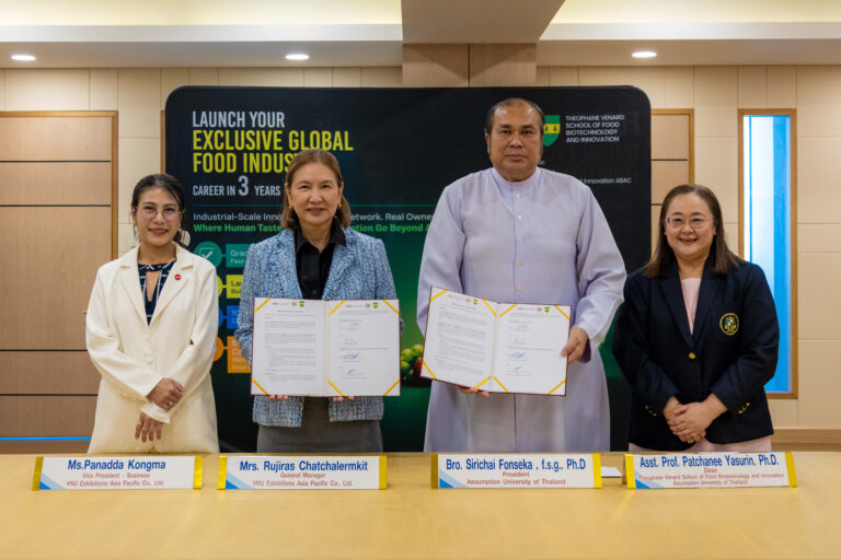VNU Asia Pacific and Assumption University's School of Food Biotechnology and Innovation Unite to Shape the Future of Thailand's Food Industry